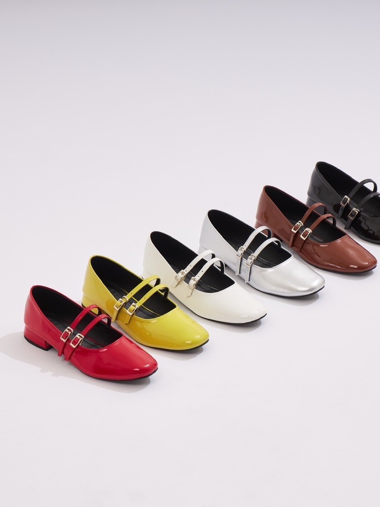 【ลดแรงสุด💥】25twentyfives - มิคกี้ รองเท้าแมรี่เจนหนังแก้ว Maryjane| ส่งตรงจาก Wilana shoes