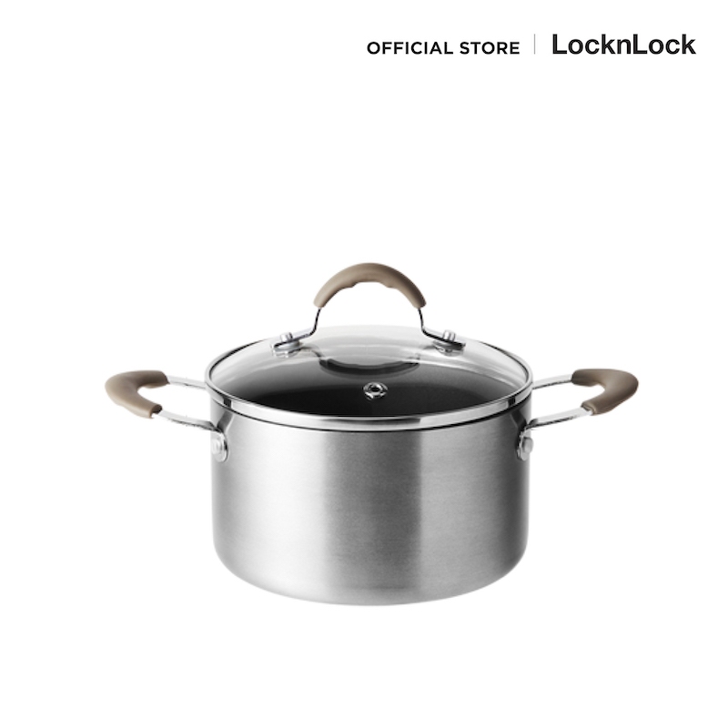 LocknLock หม้อ 2 หู Handy Cook Series ขนาด 14 cm. รุ่น LHD1142