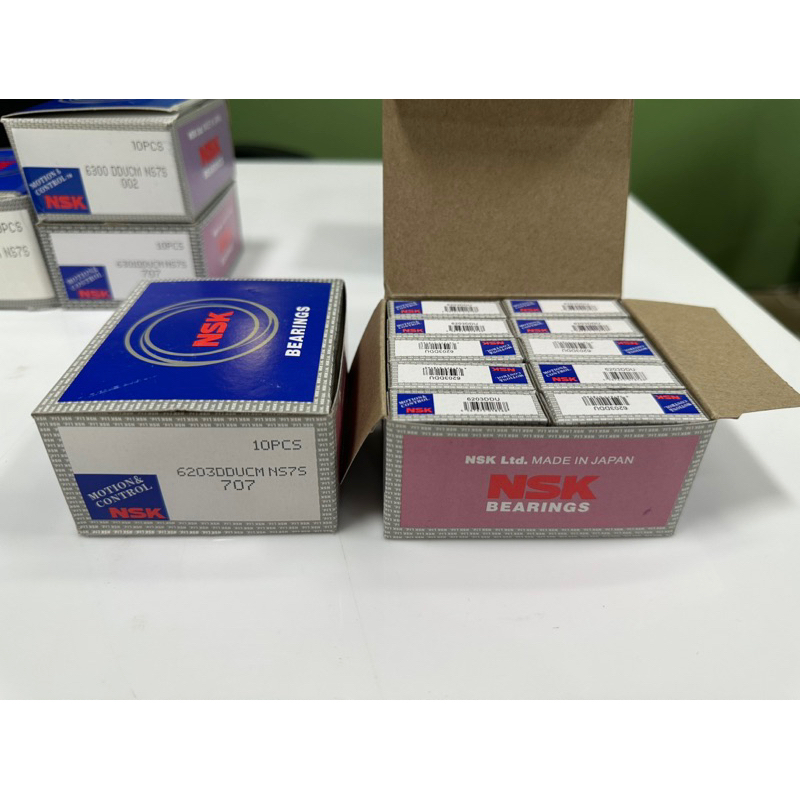 ตลับลูกปืน (10ลูก) NSK 6200 6201 6202 6203 6204 6300 6301 - รูปที่ 3