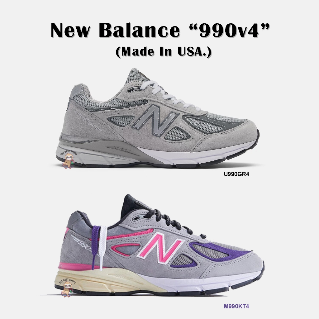 [สินค้าพร้อมส่ง] รองเท้า New Balance 990v4 OG / Kith x United Arrows & Sons Made in USA ของแท้100%