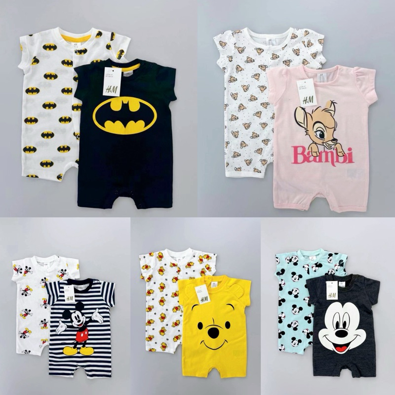 รอมเปอร์ set 2 ชุด size0-24m(ได้2ชุดตามรูปเลยค่าา)