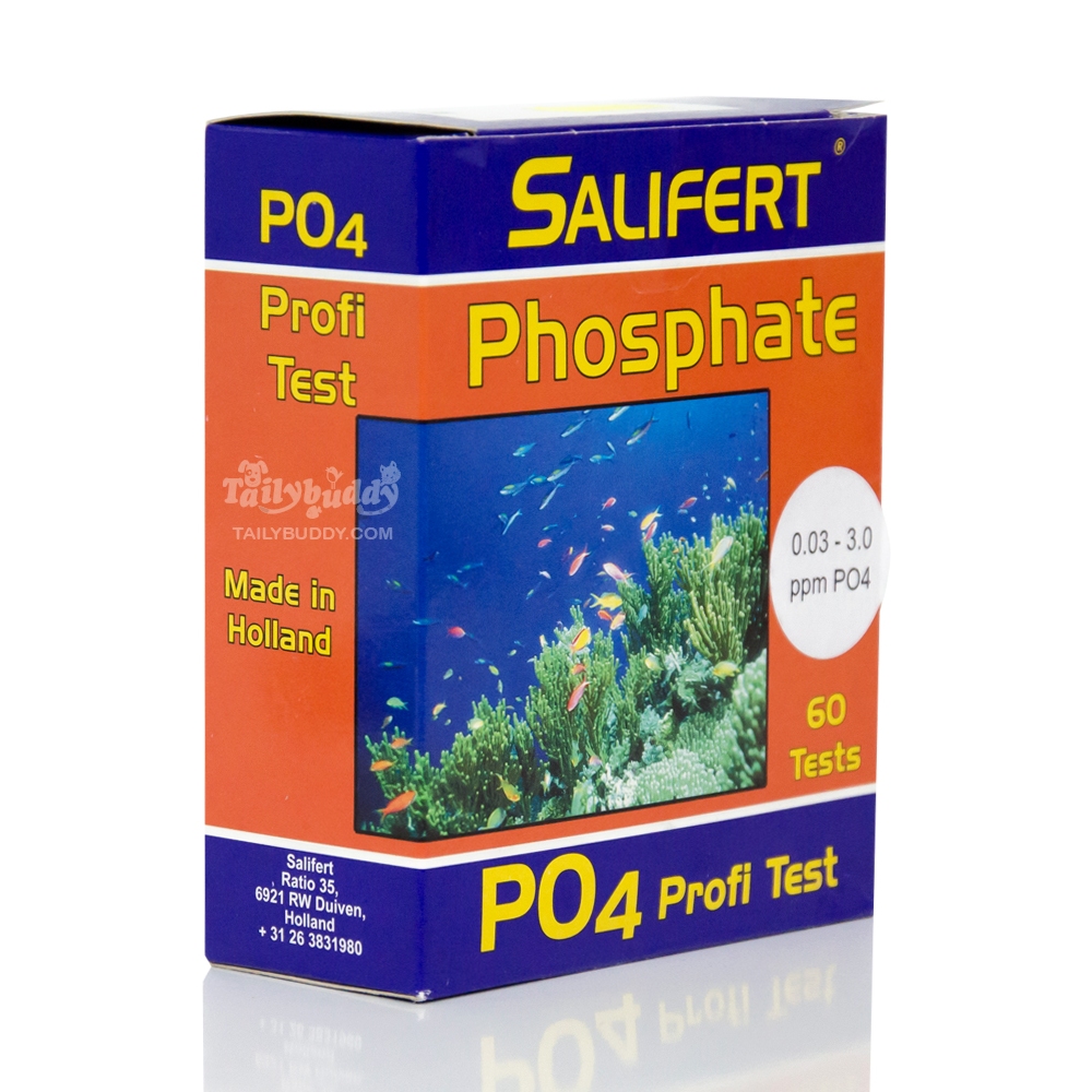 Salifert Phoshate (PO4) Test ชุดวัดค่าฟอสเฟต ตัวเทสฟอสเฟต (ใช้ได้ 60 ครั้ง)