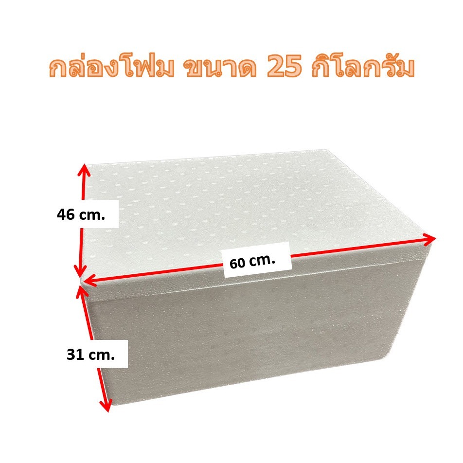SET🔥กล่องโฟม ลังโฟม หลายขนาด ราคาส่ง เก็บความเย็นได้นาน สีขาว - รูปที่ 4