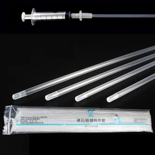 หลอดผสมเทียมสัตว์ ผสมเทียม หลอดผสมเทียมวัว หลอดผสมเทียมโค สุนัข แพะ สัตว์ขนาดเล็ก 10ชิ้น