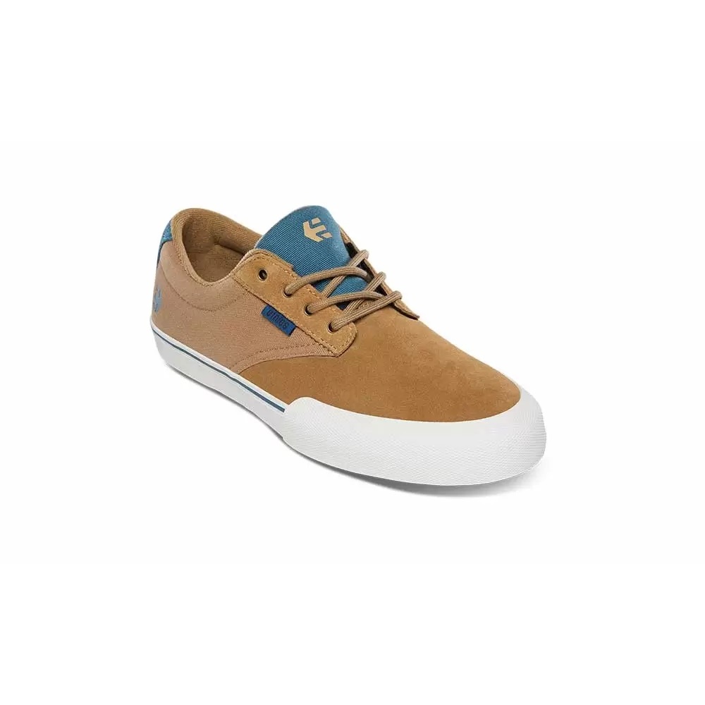 รองเท้า BMX ETNIES JAMESON VULC SHOE (NATHAN WILLIAMS SIGNATURE) (BROWN/BLUE)