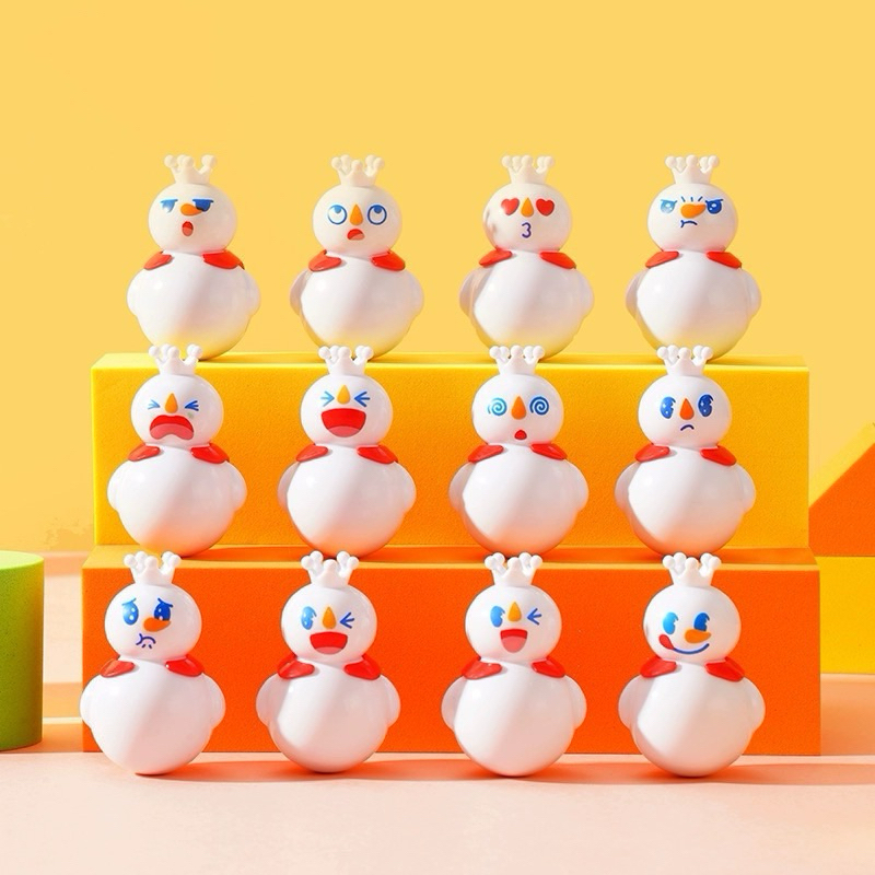 ตุ๊กตาล้มลุก Mixue ชุดสุ่ม10ตัว☃️☃️☃️