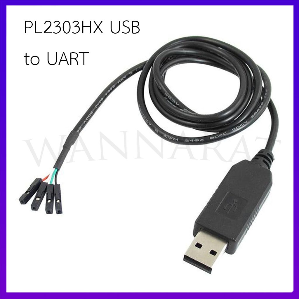 สายอัพโหลด PL2303HX USB to UART (TTL / RS232) Cable