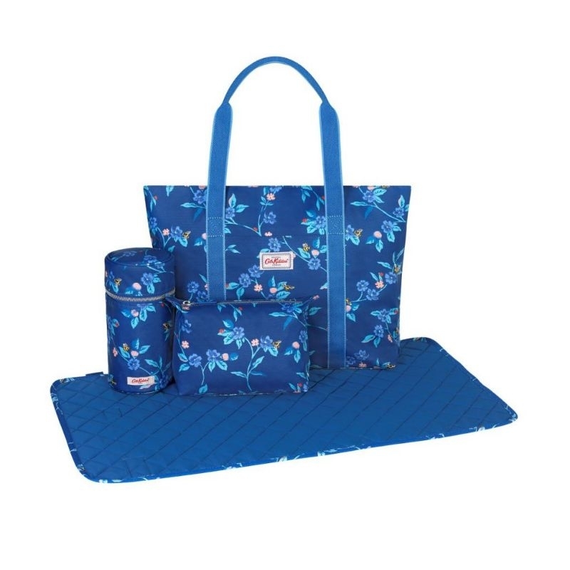 CATH KIDSTON CORE TOTE NAPPY BAG GREENWICH FLOWERS