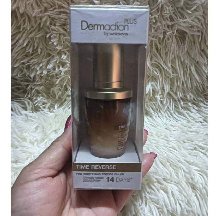 Dermaction​ PLUS​ by​ watsons​ Anti-Ageing​ TIME​ REVERSE​ RECOVER​ING SERUM IN OIL 28 ml. เดอมาแอคชั่น​