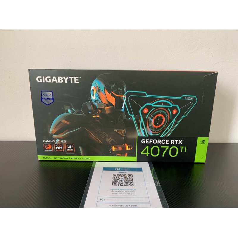 VGA GIGABYTE GEFORCE RTX 4070 TI GAMING OC - 12GB GDDR6X มือ 2