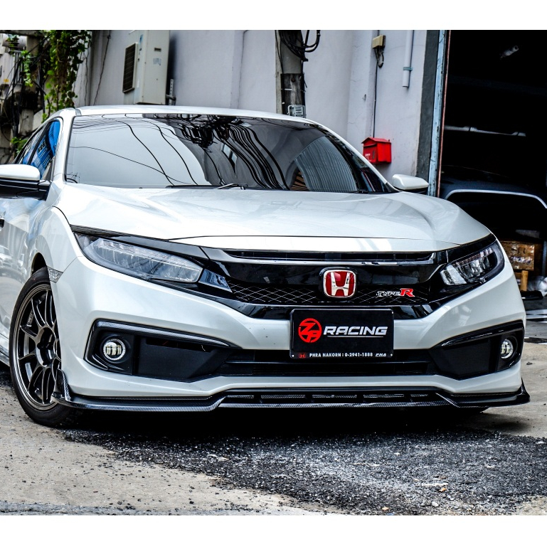 ลิ้นหน้า ลิ้นต่อกันชนหน้า Honda Civic FC 2019 2020 2021 รุ่น Z-Spec V.1