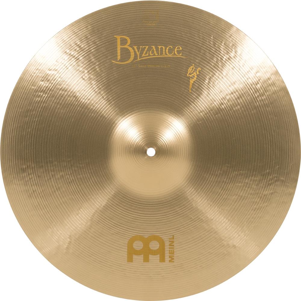 MEINL Cymbals Byzance Vintage Medium Sand Crash Benny Greb Signature - 18" (B18SAMC)