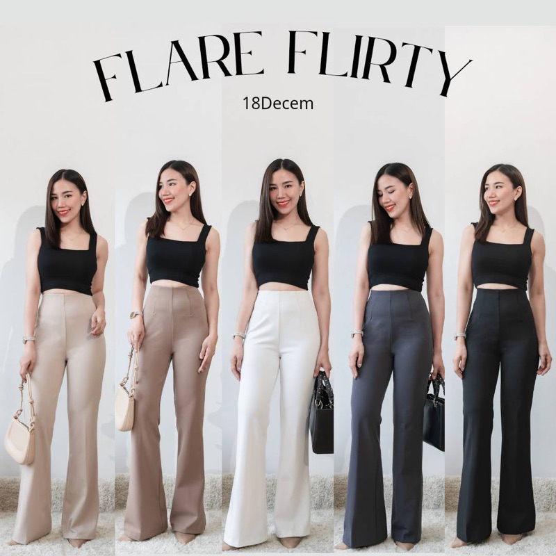 [18 decem] กางเกงขาม้า เอวสูง ซิปหลัง เก็บทรงขาดูเรียวยาว (S-XL)