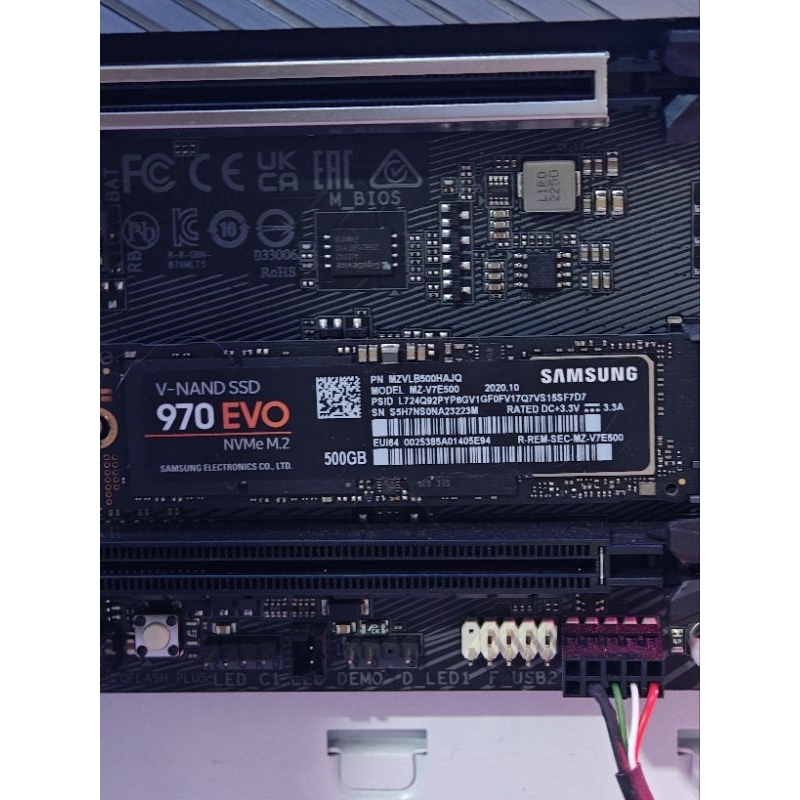500 GB SSD (เอสเอสดี) SAMSUNG 970 EVO PCIe/NVMe M.2 2280 (MZ-V7E500BW) มือสอง ไม่มีกล่อง