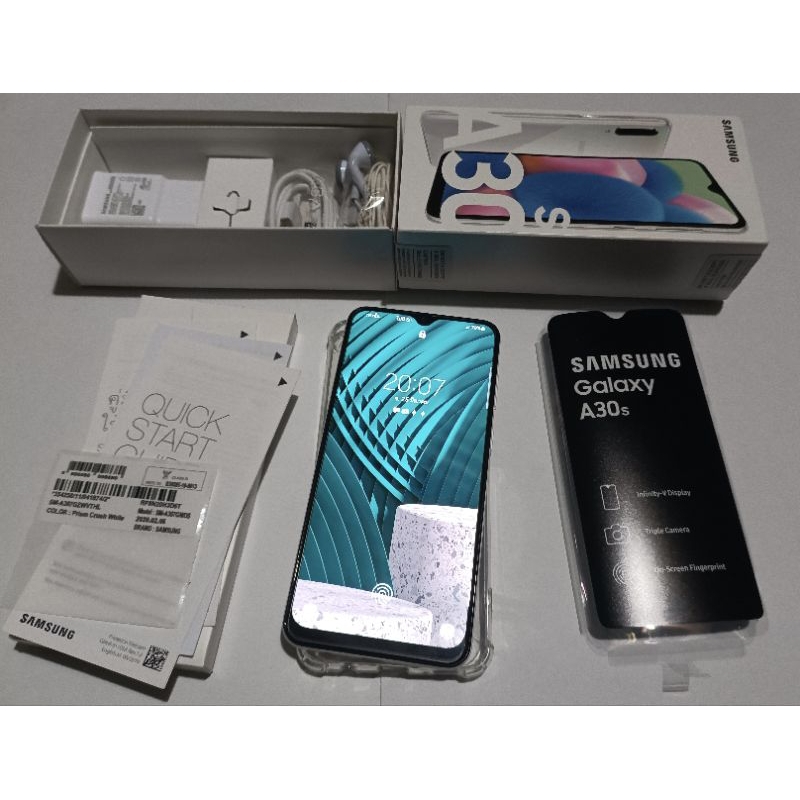 Samsung Galaxy A30s (4/64) มือสองสภาพดี Super AMOLED 6.4” screen | 4000mAh Battery (15W) เเสกนนิ้วใต้จอได้