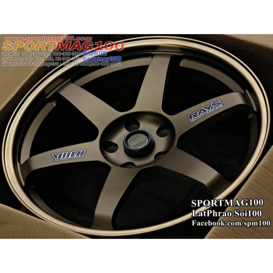 ล้อแม็กใหม่ Te37 5รู114 ET40 ทองแดง 8.5-19นิ้ว