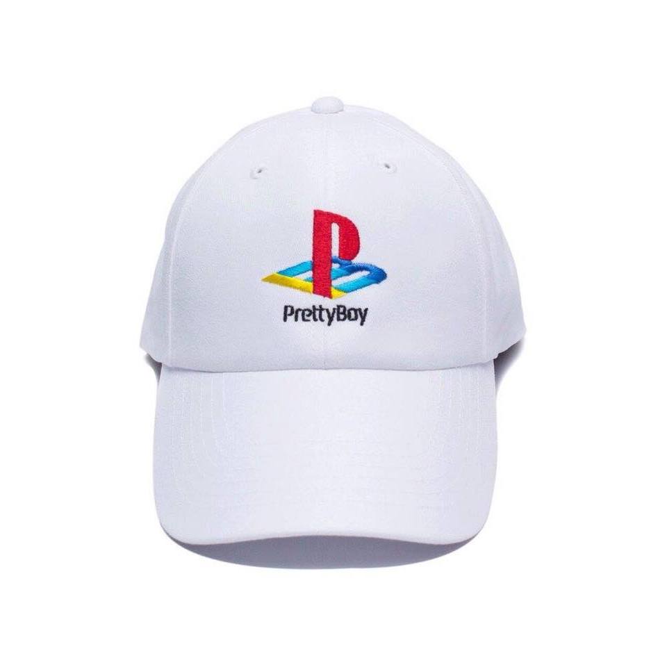Pretty Boy Gear  "PBG"PLVY NO GVME strapback (White)