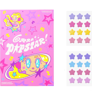 GRRRBEAUTY - Popstar Hydrocolloid Acne Patches (24 PCS) แผ่นซับสิวเกอบิวตี้ สูตรไฮโดรคอลลอยด์ คอลเลคชั่นป๊อปสตาร์ 24 ดวง