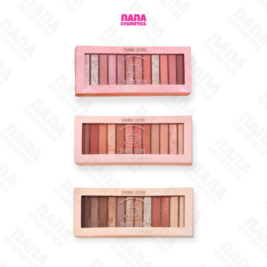 HF1010 ซีเวนน่า คัลเลอร์ส ที ไทม์ มูด อาย พาเลทท์ Sivanna Colors Tea Time Mood Eye Palette