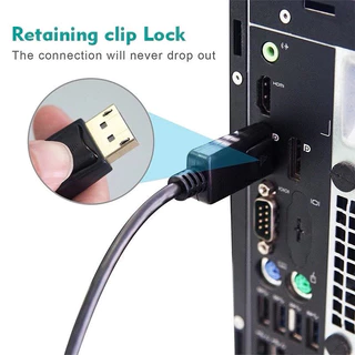 สายอะแดปเตอร์แปลงสัญญาณ DISPLAY PORT DP TO VGA 1920x1080P ยาว1.8M สินค้าเกรดเอ