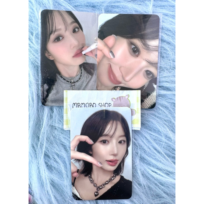 🚘พร้อมส่ง🚘การ์ด แฮวอน haewon nmixx  set 3 ใบ รอบพรี fe3o4
