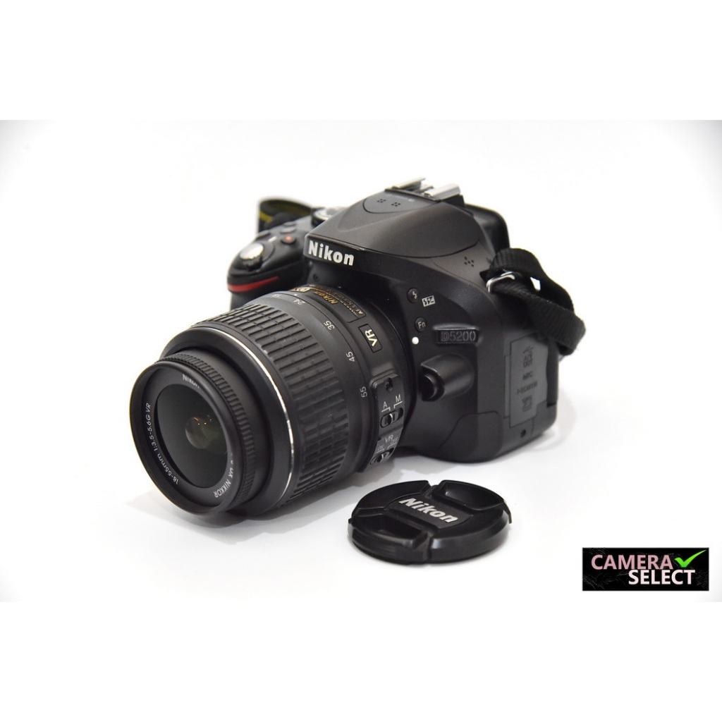 (มือสอง)กล้อง Nikon D5200 kit 18-55vr1 สภาพดี 9/10 ชัตเตอร์ 32xxx ใช้งานปกติ พร้อมแบตเตอร์รี่ แท่นชาร์จ