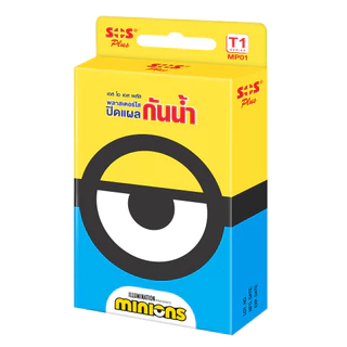พลาสเตอร์ใส SOS Plus T1 HELLO KITTY,FC1,SOS MINIONS มินเนี่ยน,ลายไดโน รุ่น T1 พลาสเตอร์กันน้ำ #L1