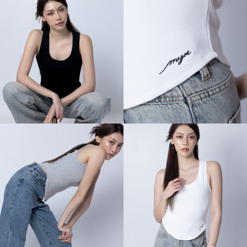 Iris tank top - เสื้อทรงพรางหุ่น ชายโค้ง