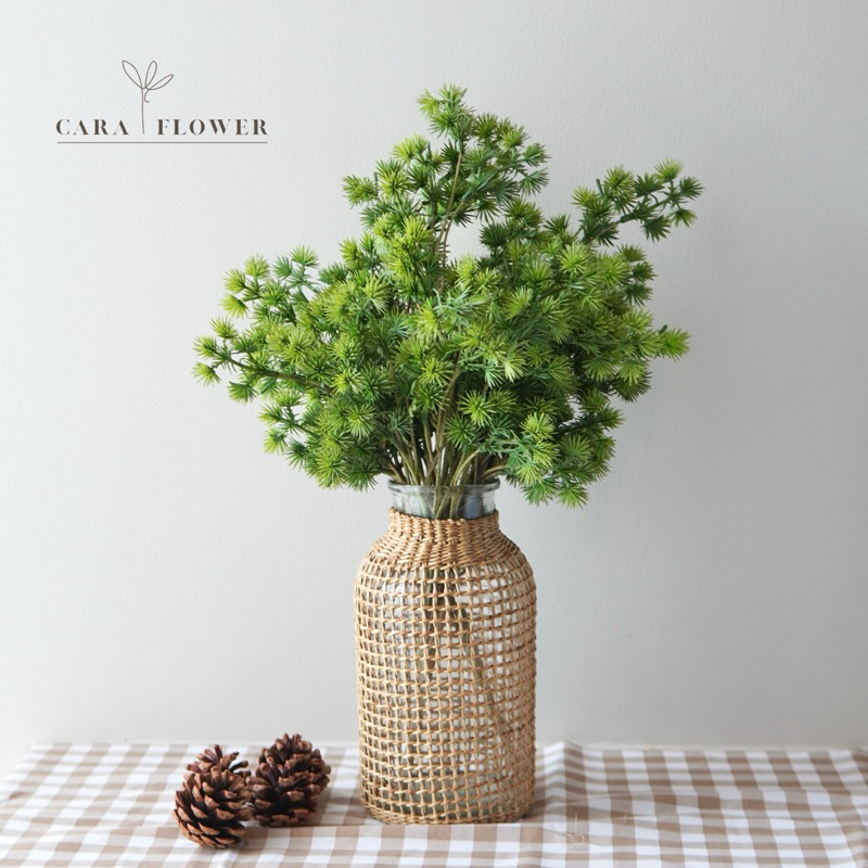 Pine Tree#4 | กิ่งต้นสน กิ่งไม้ปลอม กิ่งต้นคริสมาส ดอกไม้ปลอม ตกแต่งบ้าน ตกแต่งคริสมาส (P07) [พร้อมส่ง]