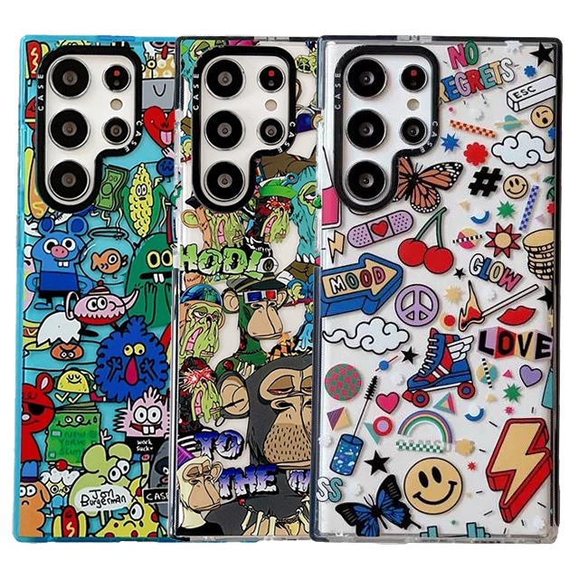 เคส Samsung Galaxy S23 Ultra / S22 Ultra / S23Ultra / S22Ultra เคสลายการ์ตูน เคสใสแบบนิ่ม