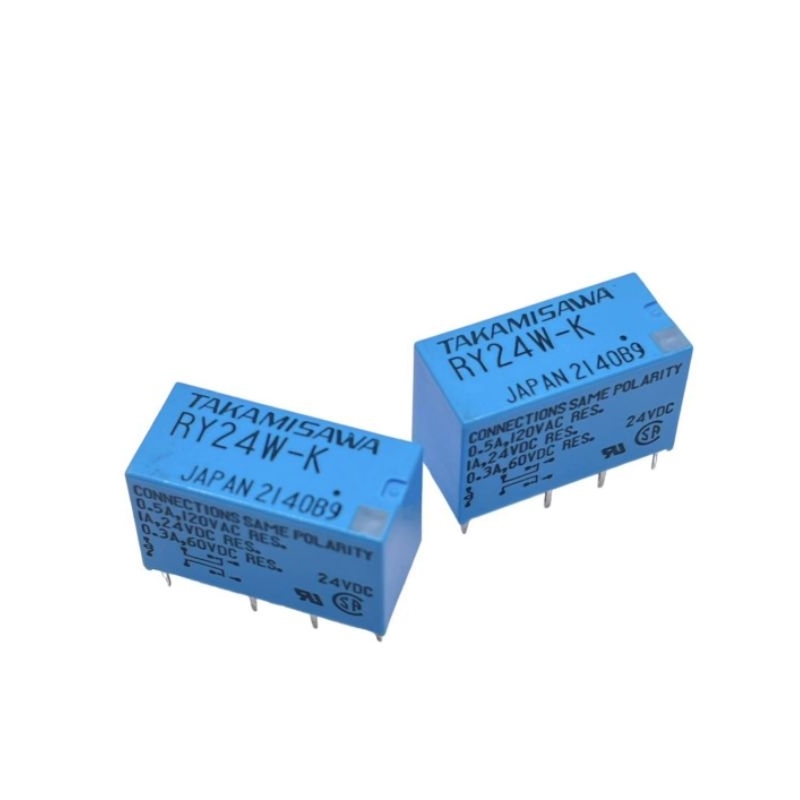 รีเลย์ Relay 8ขา RY5W-K (8Pin)
RY12W-K (8Pin)
RY24W-K (8Pin)