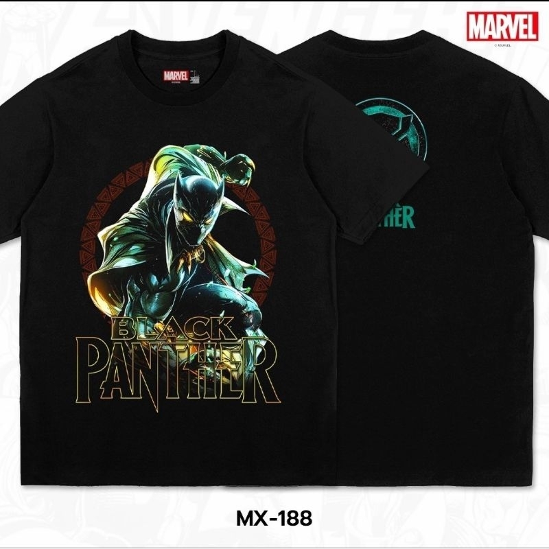 เสื้อMarvel ลาย Black Panther ลิขสิิทธิ์แท้💯 ( MX-188 )