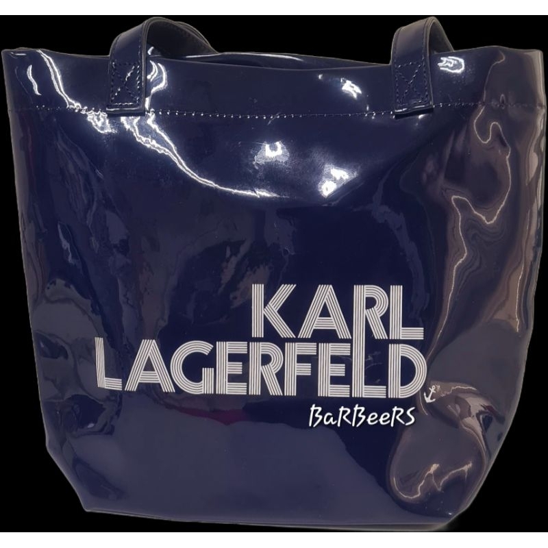 กระเป๋า KarL Lagerfeld สีกรม ทรง Shopping (มือสอง)