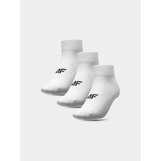 ถุงเท้าผู้หญิงสีขาว 4F SOCKS CAS F198 (3pack)