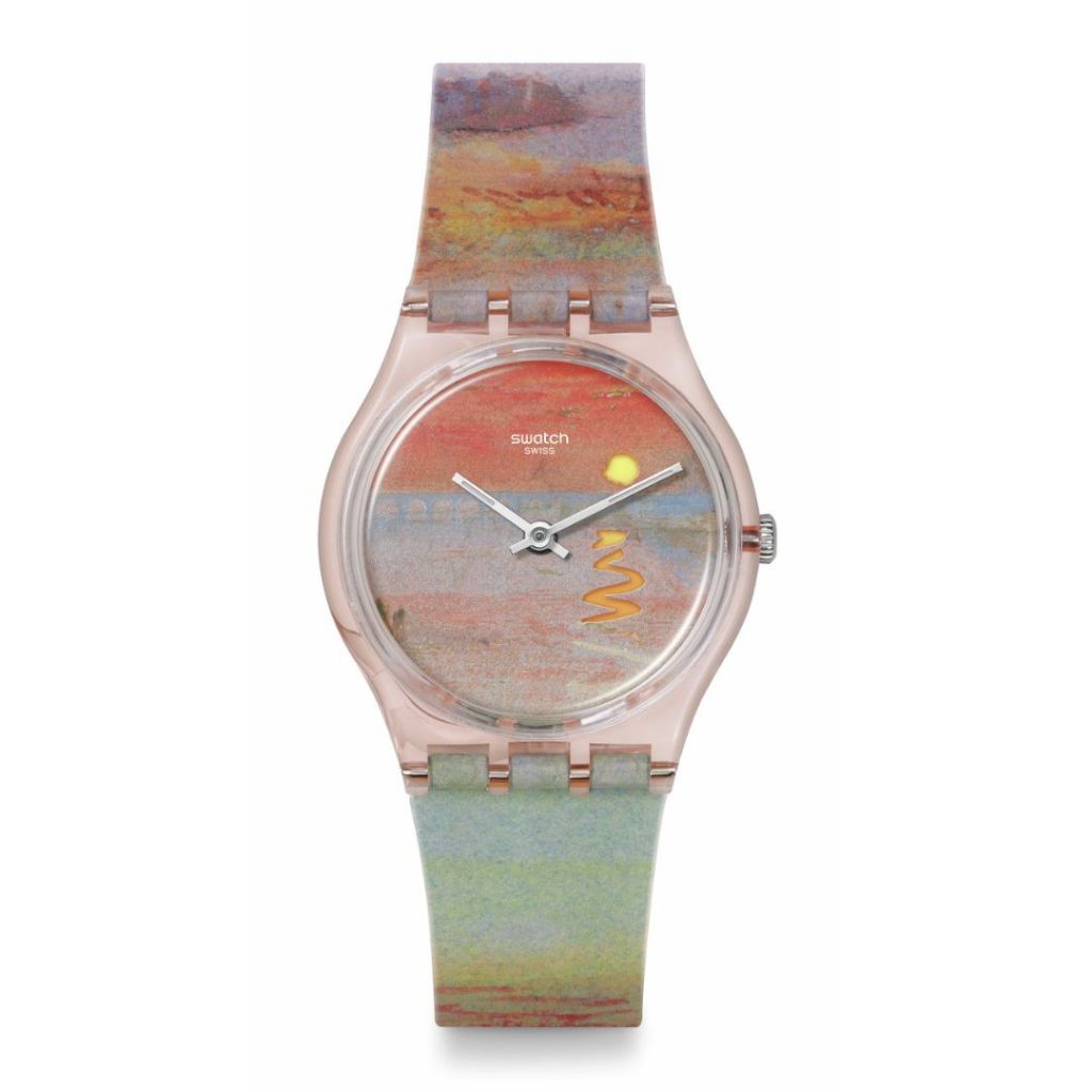 Swatch นาฬิกาผู้หญิง TURNER'S SCARLET SUNSET รุ่น SO28Z700