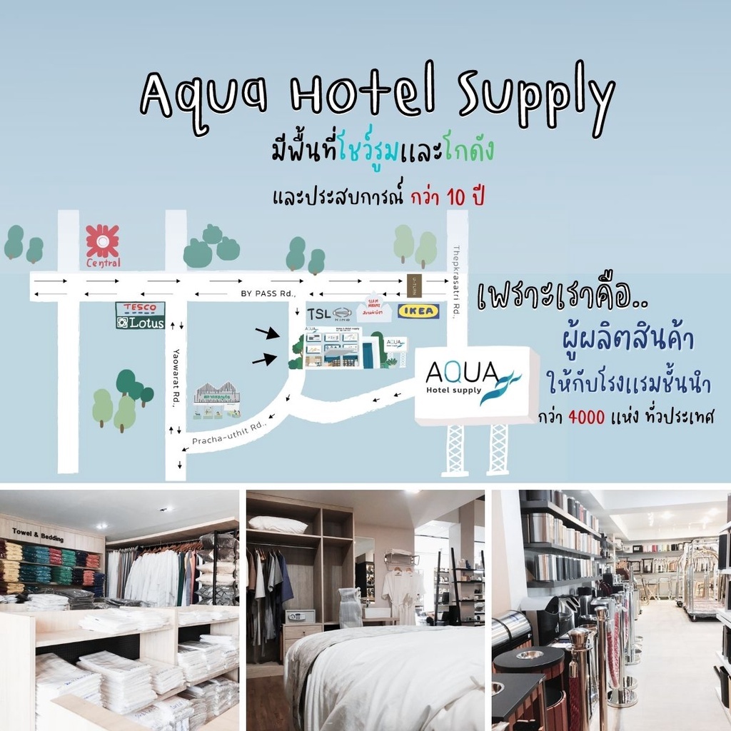 รองเท้าแตะในห้องพักแบบหัวเปิด-ปิด #สีขาว [ ขนาด L / XL ]  รองเท้าสลิปเปอร์ ผ้าวาฟเฟิล (ผ้ารังผึ้ง) Big waffle สวมใส่สบาย