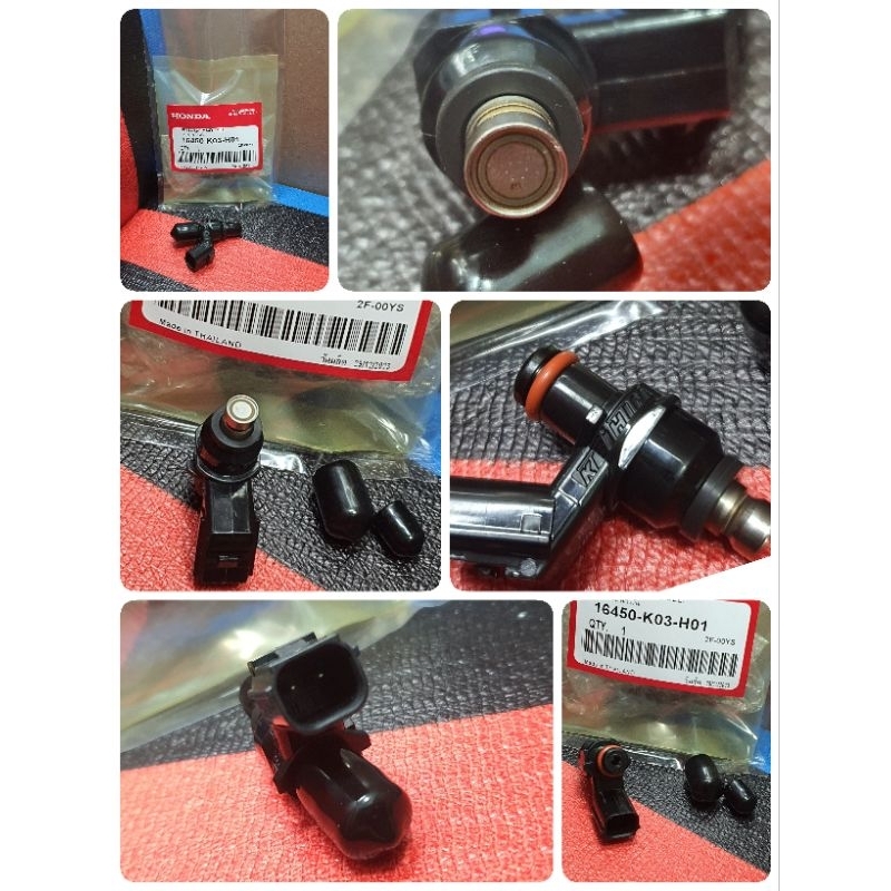 หัวฉีดWAVE110I(NEW 6รูE K03)ปี2015-18,ZOOMER Xปี2014-19,SCOOPYIปี2017,SUPERCUPปี2017,WAVE125Iปลาวาฬปี2016-10