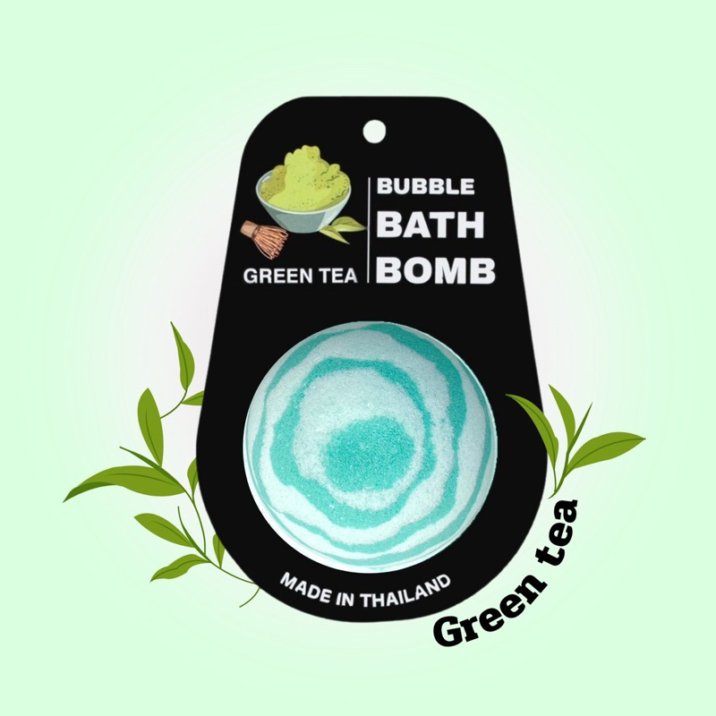 bubble bath bomb (green tea)