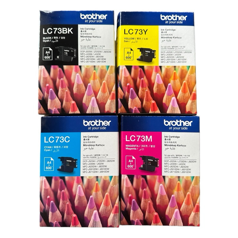 Brother LC-73 BK LC-73 C M Y ของแท้