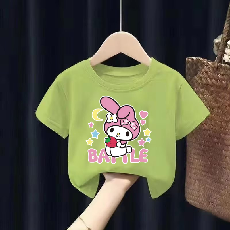 HOT 2024 เสื้อยืดเด็กพิมพ์ลายการ์ตูนน่ารักๆๆ เนื้อผ้าฝ้าย Pattern  692