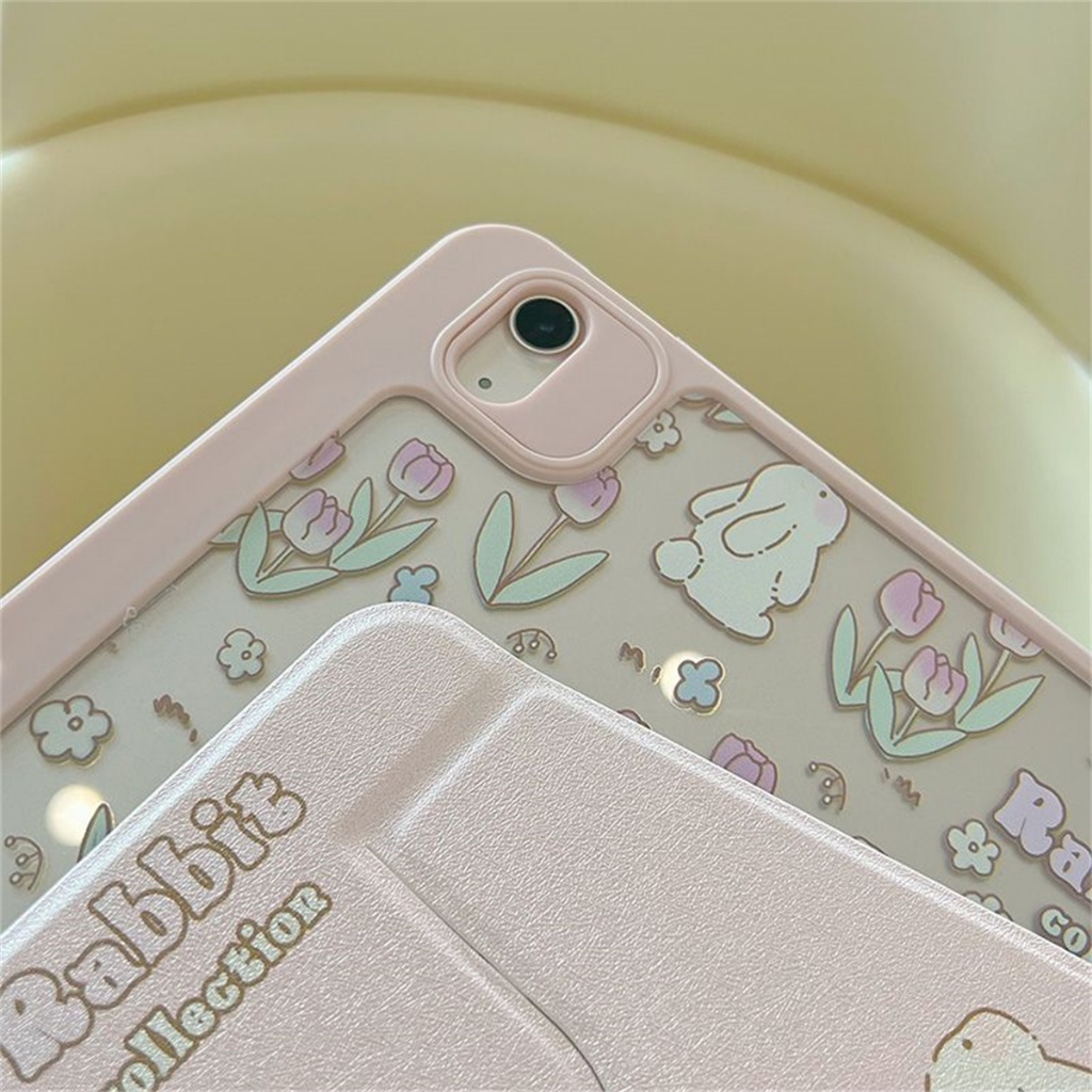 case iPad 360 หมุน อะคริลิค pro11 2018/20/21/22 air10.9/9.7 gen5/6/7/8/9/10 โปร10.5นิ้ว แอร์5/4/3/2/1 เจน10.2 เคสไอแพด - รูปที่ 5