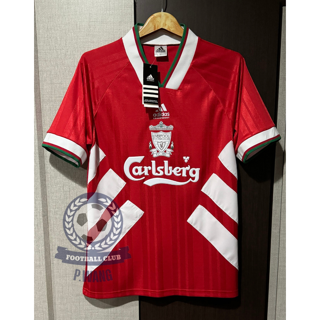 [Retro] เสื้อฟุตบอล *ลิเวอร์พูุุุุล* สีแดง (ย้อนยุค ปี 1993-1994 .) ***งานย้อนยุค.***