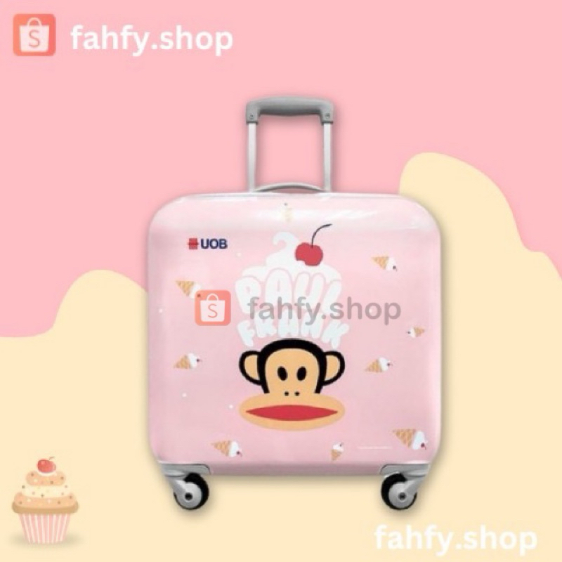 กระเป๋าเดินทาง ขนาด 17 นิ้ว  Paul Frank แท้ ลายคัพเค้ก รุ่น Limited Edition (UOB)