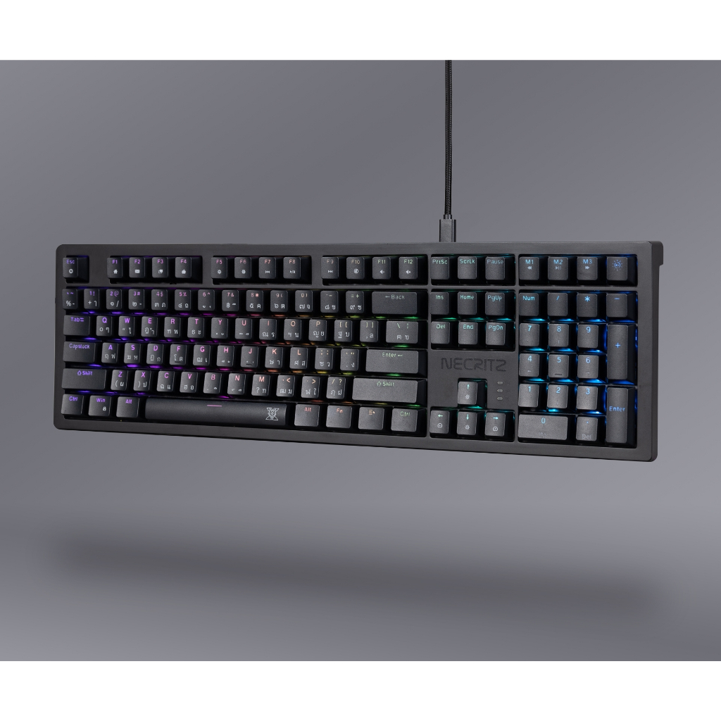 คีย์บอร์ดเกมมิ่ง รุ่น X37 NECRITZ