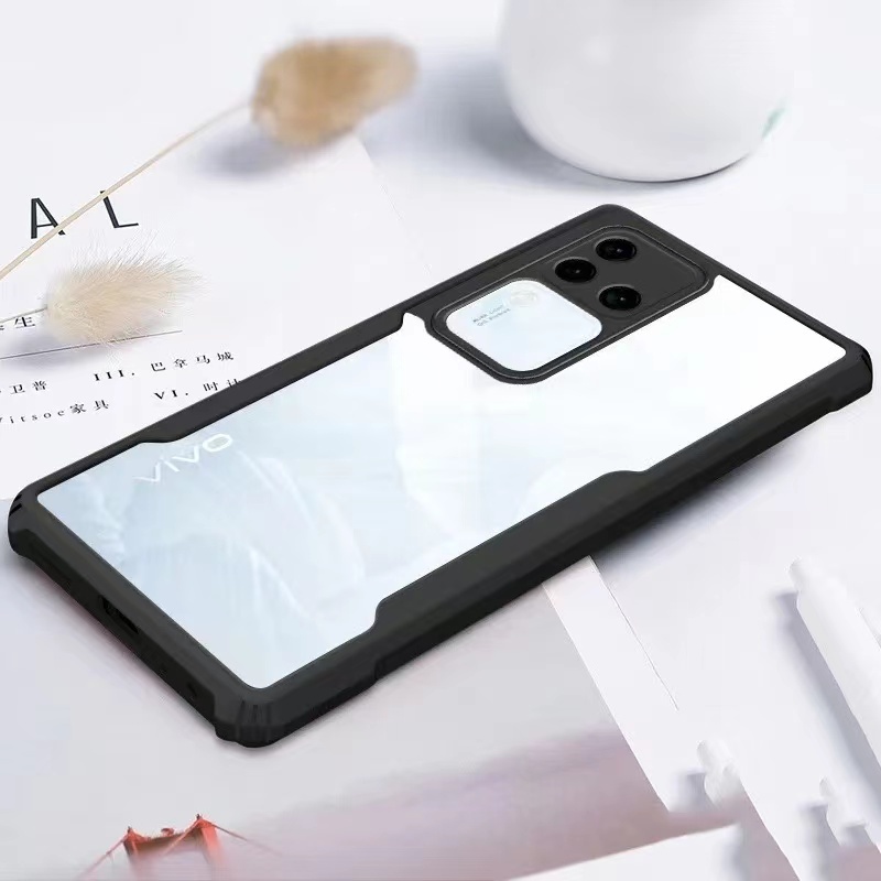 เคสขอบสี หลังใส สำหรับVivo V30 Pro เคสกันกระแทก V30Pro ราคา ถูกที่สุด ดีลบีเคเค แกลเลอรีภาพที่ 7