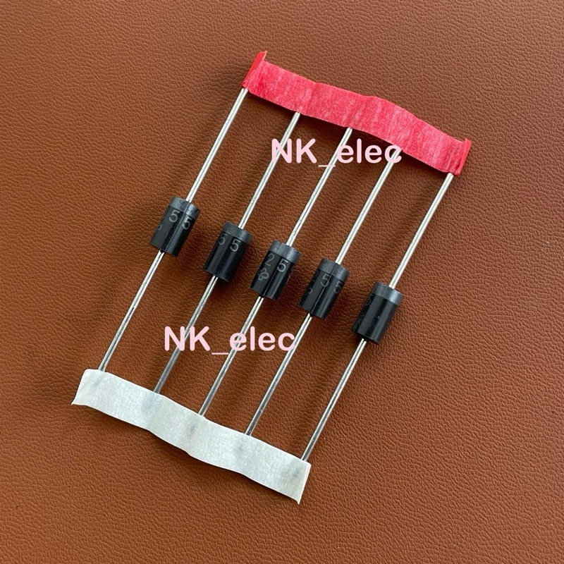 ไดโอด BY255 FAST  DIODE 3A 1300V แพ็ค 5 ชิ้น มีสินค้า พร้อมส่ง