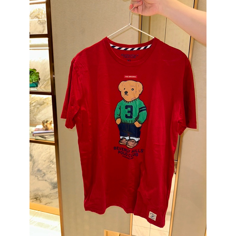 มือสอง เสื้อยืด sizeXL beverly hill polo club