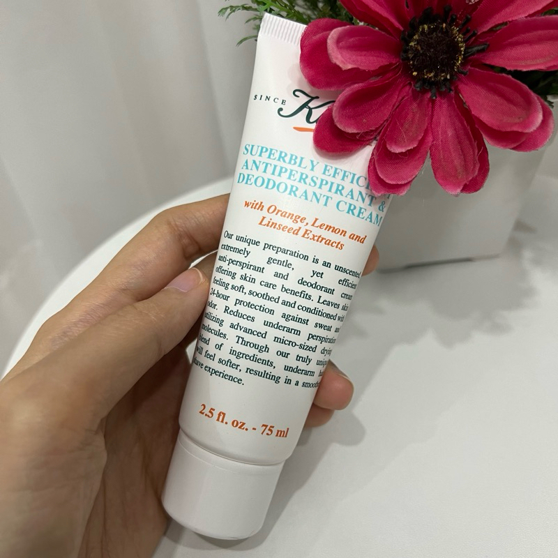 แท้💯 kiehl’s คีล superbly efficient anti-perspirant & deodorant cream 75ml ผลิต8/2023