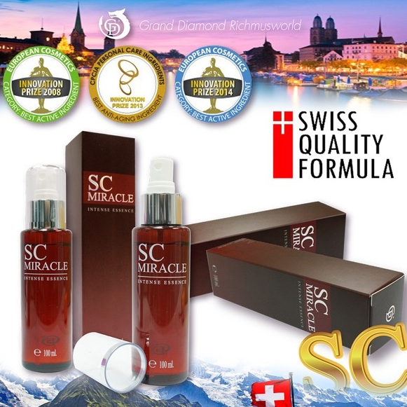 SC MIRACLE SCMIRACLE เอสซีมิราเคิล สเปรย์ดูแลผิวหน้า ลดริ้วรอยเหี่ยวย่น ช่วยบำรุงผิวหน้ากระจ่างใส