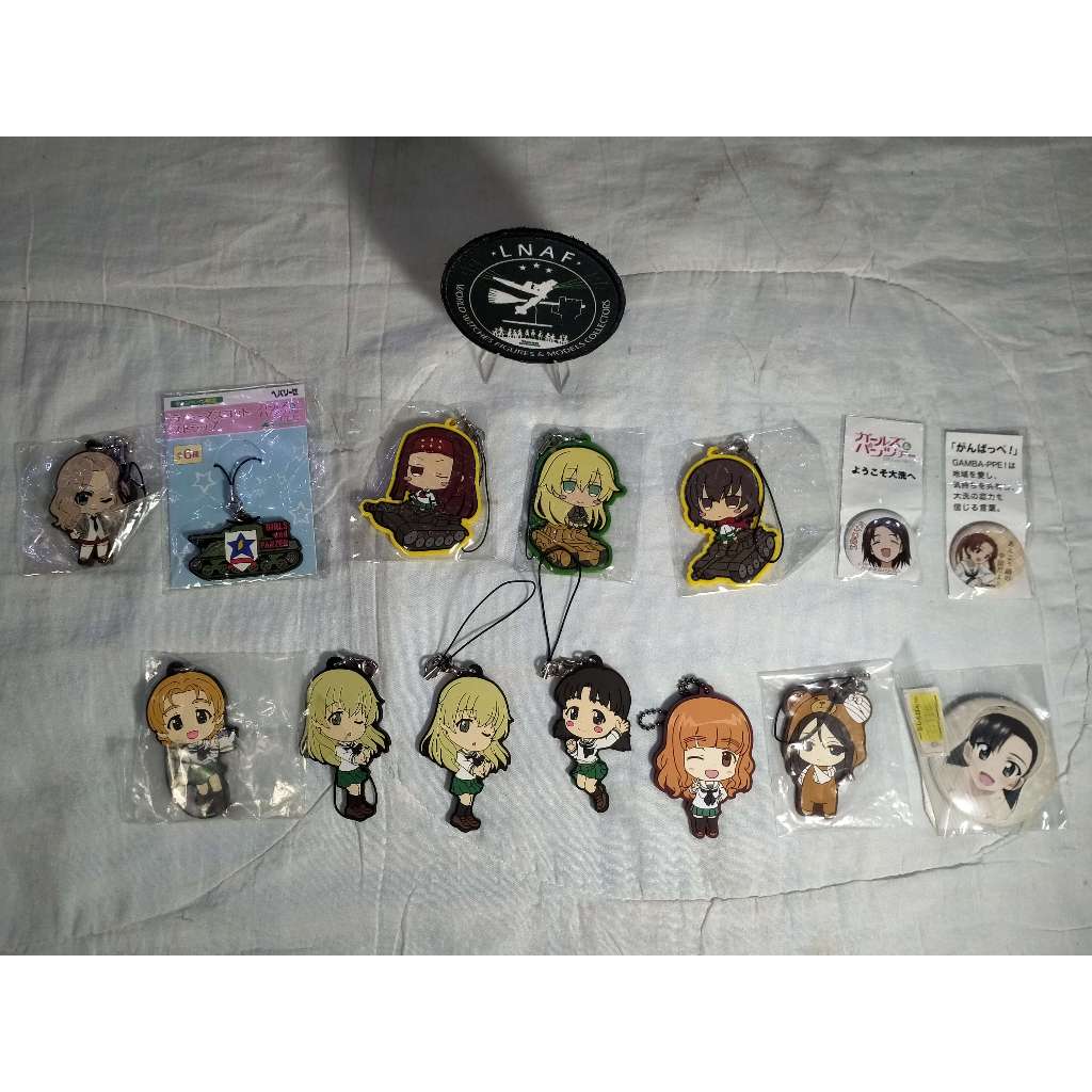 [พร้อมส่ง] พวงกุญแจ Girls Und Panzer คละแบบ Lot JP
